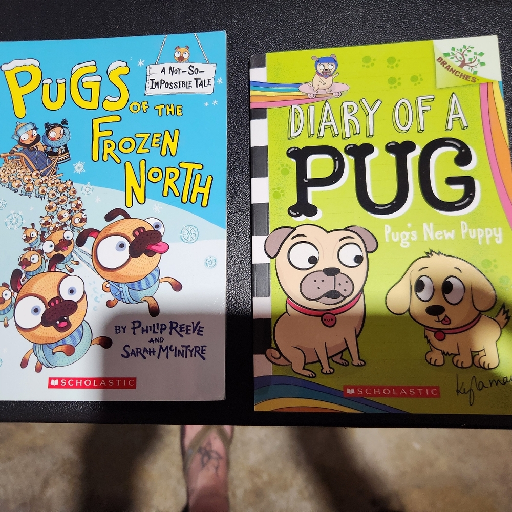 Kids chapter books pugs